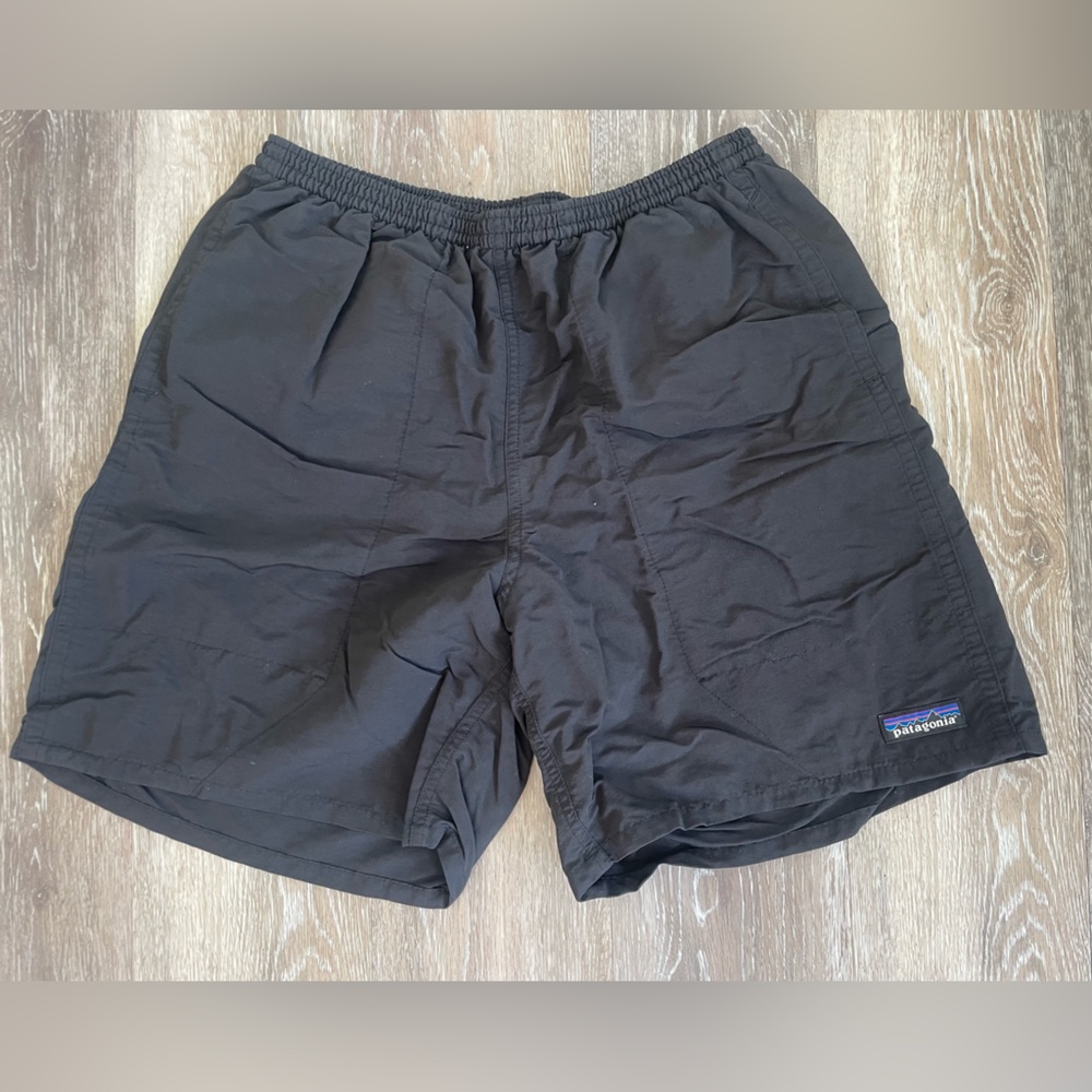 Mens Patagonia Black Baggies Shorts